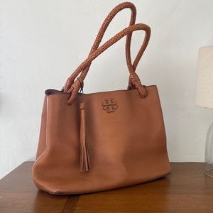 Tory Burch - Taylor Triple Compartment Saddle Leather Tote